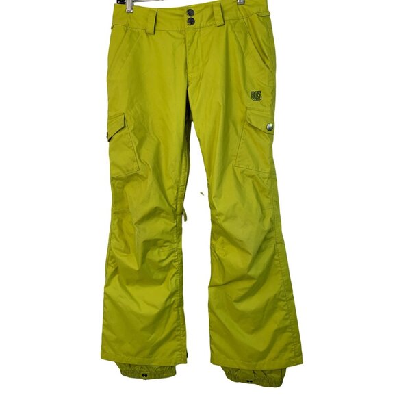 Burton Women's XS Neon Dryride Da Nang Snow Pants Cargo